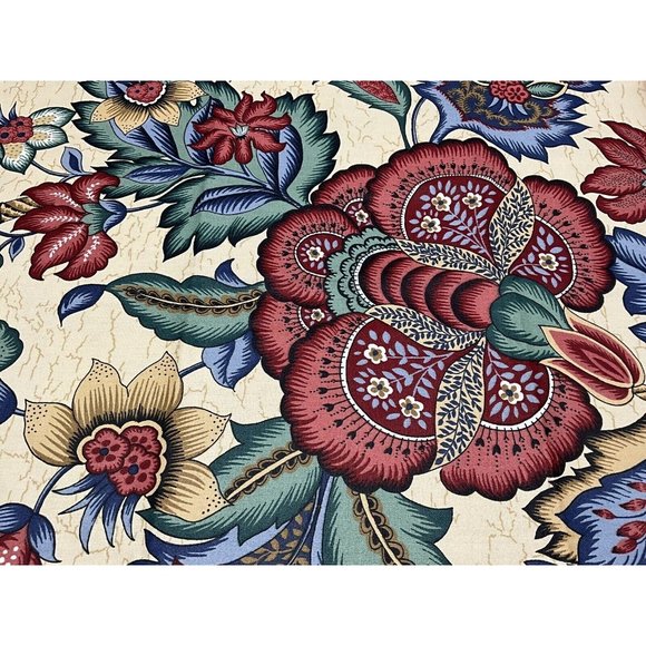 WAVERLY Home Decor Fabric  Greenfield Village/Henry Ford Musuem Floral 21" x 54" - Picture 7 of 16